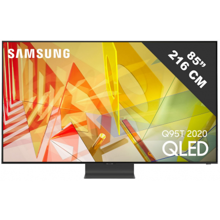Samsung QE85Q95T QLED (85") 4K Ultra HD Smart TV Wi-Fi Nero, Argento 85Q95T MY2020 (QE85Q95T)