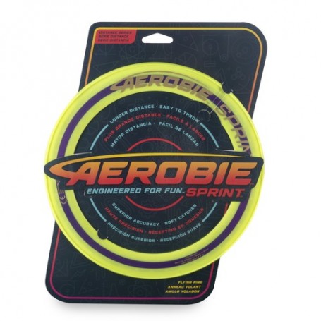 Aerobie Sprint Flying Ring 10" - Yellow Frisbee (6046393)