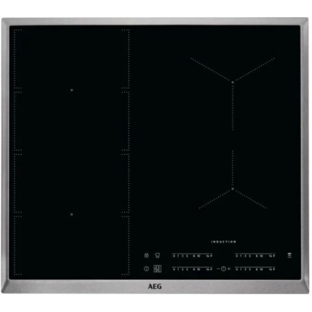 AEG IKE64471XB Piano cottura a induzione autosufficiente, vetroceramica, larghezza 60 cm, telaio in acciaio i (IKE64471XB_PROMO)