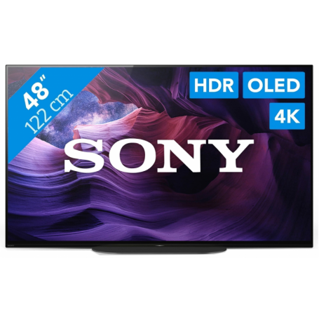 Sony KD48A9BAEP  TV 139,7 cm (48") OLED 4K Ultra HD Smart TV Wi-Fi Nero MY2020 (SONY ITALIA) (KD48A9BAEP)