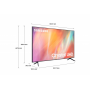 TV SAMSUNG UE43AU7172 43" Smart TV Crystal UHD 2021 43AU7170 Black MY2021 (UE43AU7172UXXH_PROMO)