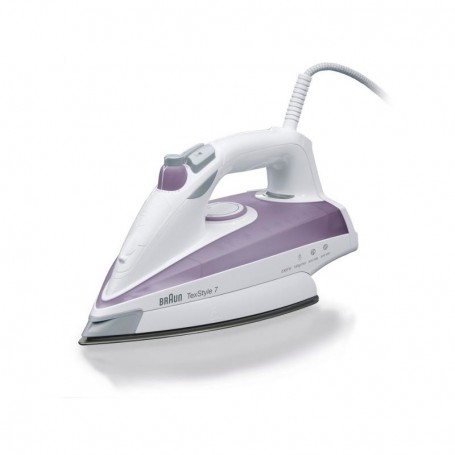 Braun TS 715 ferro da stiro Ferro da stiro a secco e a vapore Eloxal Rosa, Bianco 2300 W (0X12711019)