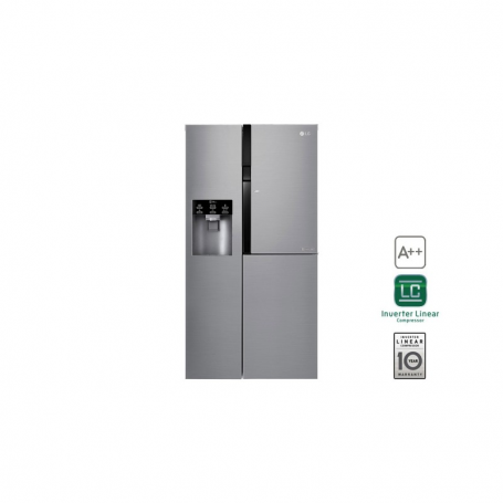 LG GSJ561PZUZ frigorifero side-by-side Libera installazione Acciaio inossidabile 591 L A++ (GSJ561PZUZ)
