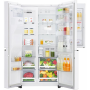 LG GSJ761SWXZ Combinazione Side by Side, larghezza 92 cm, 625 litri, door-in-door, NoFrost, bianco premium (GSJ761SWXZ)