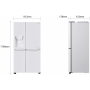 LG GSJ761SWXZ Combinazione Side by Side, larghezza 92 cm, 625 litri, door-in-door, NoFrost, bianco premium (GSJ761SWXZ)