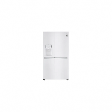 LG GSJ761SWZE Combinazione side-by-side, porta in porta, Total NoFrost, distributore di ghiaccio e acqua, bianco pr (GSJ761SWZE)