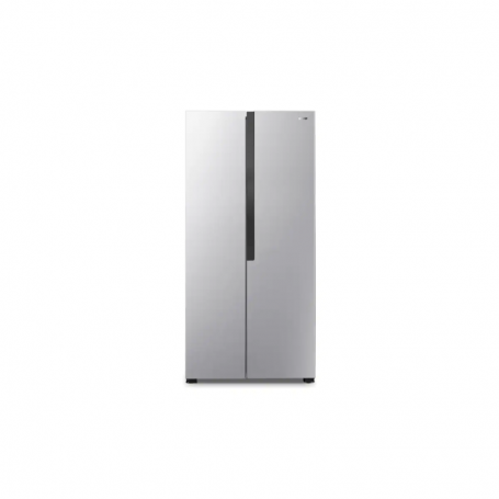 Combinazione side-by-side Gorenje NRS8182KX, larghezza 83,2 cm, 441L, NoFrostPlus, display LCD, argento (20001333) (NRS8182KX)