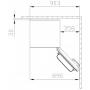 Frigorifero retrò Amica KS15614S, larghezza 55 cm, altezza 87,5 cm, 108 L, scongelamento automatico, vano congelator (KS15614S)
