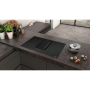 Neff TPD481AX Piano cottura a induzione con cappa aspirante integrata, vetroceramica, nero, larghezza 80 cm (T48PD1A (T48PD1AX0)