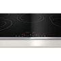 Neff TBD1836N Piano cottura elettrico, vetro ceramico, larghezza 80 cm, acciaio inossidabile, TouchControl (T18BD36N (T18BD36N0)