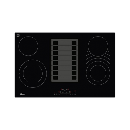 Neff Piano cottura elettrico autosufficiente con cappa aspirante integrata, vetroceramica, largo 80 cm ( T18PD3AX0) (T18PD3AX0)