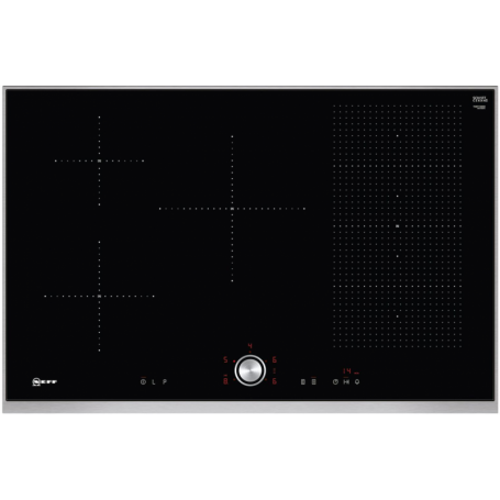 Neff TTT5820N Piano cottura a induzione, vetro ceramico, larghezza 80 cm, acciaio inossidabile, TwistPad (T58T (T58TT20N0_PROMO)