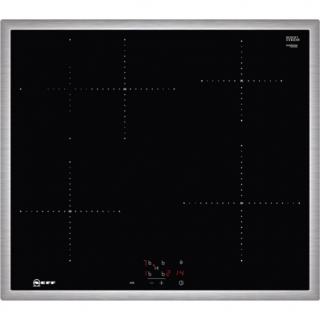 Piano cottura a induzione in vetroceramica Neff MBR 4660 N (M46BR60N0), acciaio inox (M46BR60N0)