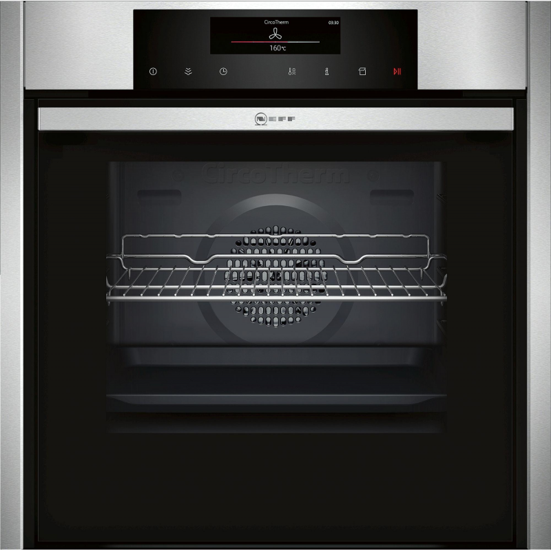 Neff BVT5662N A + forno da incasso, 60 cm di larghezza, 71 l, autopulente a  pirolisi, Circo Therm (B56VT62N0) (B56VT62N0)