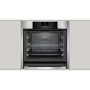 Neff BFS4524N A + forno a vapore, larghezza 60 cm, 71 l, Easy Clean, acciaio inossidabile (B45FS24N0) (B45FS24N0)