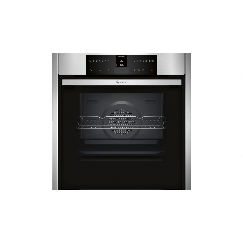 Neff BVR4522N A + forno a vapore incorporato, 60 cm di larghezza, 71 L, riscaldamento  rapido, acciaio inossidabile ( (B45VR22N0)