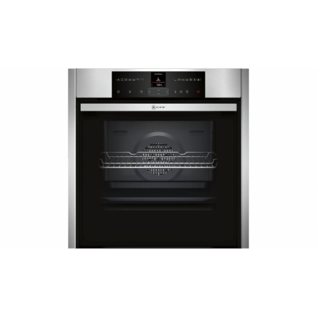 Neff BVR4522N A + forno a vapore incorporato, 60 cm di larghezza, 71 L, riscaldamento rapido, acciaio inossidabile ( (B45VR22N0)