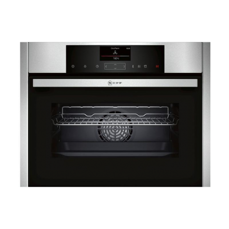 Neff CFS1522N A+ Forno compatto incorporato, 60 cm di larghezza, 47 L, ShiftControl, EasyClean, acciaio inossidabile (C15FS22N0)