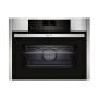 Neff CFS1522N A+ Forno compatto incorporato, 60 cm di larghezza, 47 L, ShiftControl, EasyClean, acciaio inossidabile (C15FS22N0)