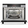 Amica EBC841600E 44 L, con forno a microonde, 13 programmi automatici, CoolDoor3, acciaio inossidabile (EBC841600E)