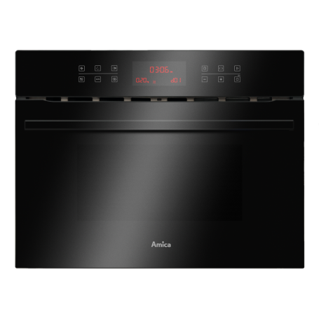 Amica EBC841600S EE, 44 L, 13 programmi, microonde 900 W, grill 1750 W, nero (EBC841600S)