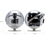 IN WIN WINBOT design case - bianco-BLU (GEIW-128)
