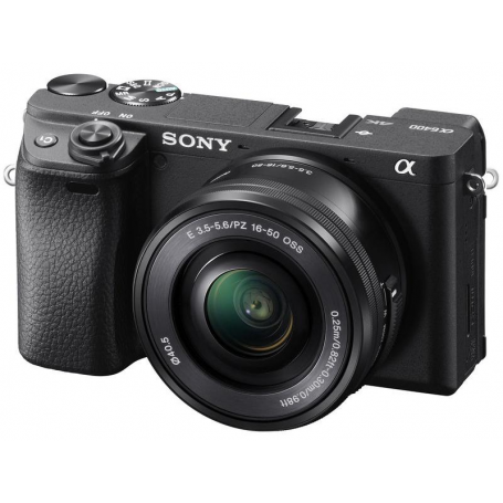 Sony Alpha 6400 + SELP 16-50 MILC 24,2 MP CMOS 6000 x 4000 Pixel Nero (ILCE6400LB) SONY ITALIA (SS202)