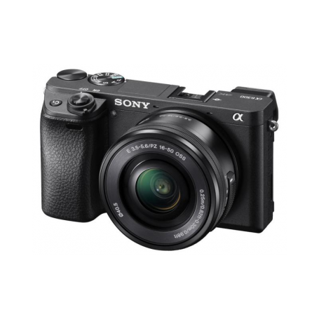 Sony Alpha 6300L, fotocamera mirrorless con obiettivo 16-50 mm, attacco E, sensore APS-C, 24.2 MP (ILCE6300LB)