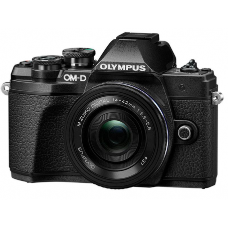 OLYMPUS OM-D E-M10 MARKIII BLACK+14-42 EZ Garanzia 4 anni ufficiale Olympus Italia (OM-D E-M10 MARKIII 14-42)