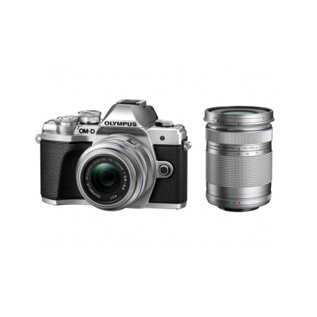 OLYMPUS OM-D E-M10 MARKIII SLV+14-42II+40-150 TWIN Garanzia 4 anni ufficiale Olympus Italia (OM-D E-M10 MARKIII 14-42)
