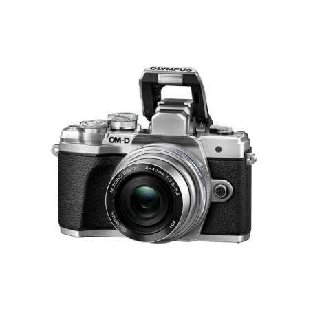 OLYMPUS OM-D E-M10 MARKIII SILVER+14-42 EZ Garanzia 4 anni ufficiale Olympus Italia (OM-D E-M10 MARKIII 14-42 SILVER)