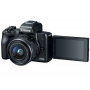 CANON EOS M50 BLACK+EF-M 15-45 IS STM VALUE UP KIT Garanzia 4 anni ufficiale Canon Italia (CN607)