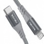 nevox 1885 cavo Lightning 1 m Grigio, Argento (1885)