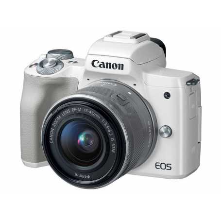 Canon EOS M50 MILC 24,1 MP CMOS 6000 x 4000 Pixel Bianco (EOS M50 15-45)