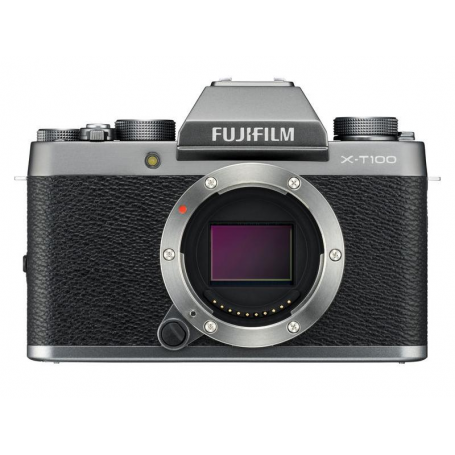 FUJI X-T100 DARK SILVER CORPO Garanzia 4 anni ufficiale Fujifilm Italia (X-T100 BODY DARK SILVER)