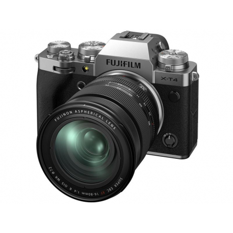 FUJI X-T4 SILVER + XF 16-80/4 R OIS WR (ITALIA) (FU874)