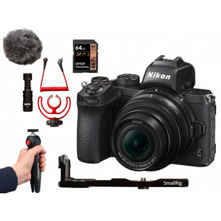 NIKON Z50 + 16-50 VR + SD 64GB VLOGGER KIT (NK517)