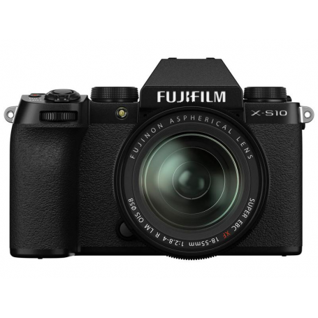 FUJI X-S10 BLACK + XF 18-55/2,8-4 R (Garanzia FUJIFILM ITALIA 2 anni) (FU882)