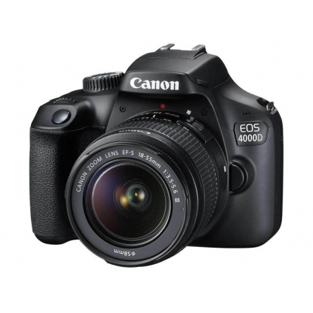 Canon EOS 4000D Kit fotocamere SLR 18 MP 5184 x 3456 Pixel Nero (EOS 4000D 18-55)