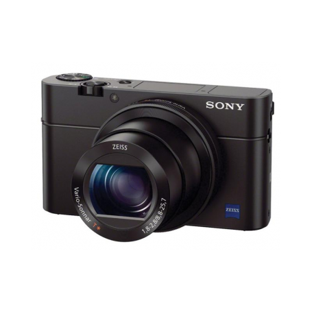 Sony Cyber-shot RX100 III Fotocamera Digitale Compatta, Sensore da 1.0'', Ottica 24-70 mm F1.8-2.8 Zeiss, Schermo LCD Re (SS024)