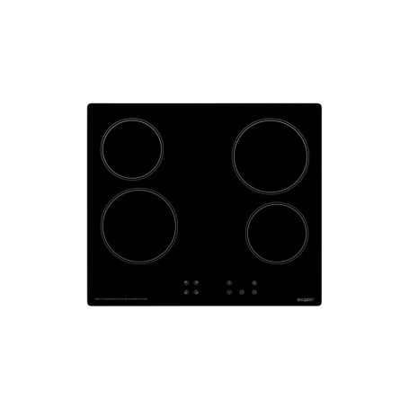 Exquisit EKC601-2 Piano cottur Nero Da incasso A induzione 4 Fornello(i) (EKC601-2)