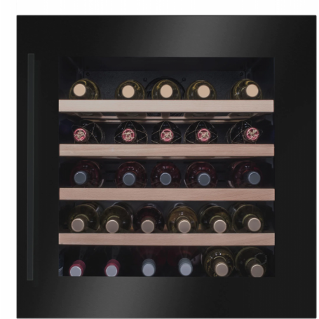 Amica WK 341 210 S armadio termoregolatore vino da incasso, max 40 bottiglie, altezza nicchia: 60 cm, 4 ripiani, 1 z (WK341210S)