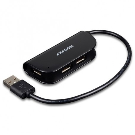 Axagon HUE-X4B hub di interfaccia USB 2.0 480 Mbit/s Nero (HUE-X4B)