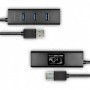 Axago HUE-S2B hub di interfaccia USB 3.2 Gen 1 (3.1 Gen 1) Type-A 5000 Mbit/s Nero (HUE-S2B)