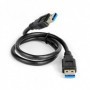 Axagon EE25-S6B contenitore di unità di archiviazione Box esterno HDD/SSD Nero 2.5" (EE25-S6B)