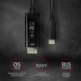 Axagon RVC-HI14C cavo e adattatore video 1,85 m USB tipo-C HDMI Nero (RVC-HI14C)