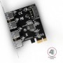 Axagon PCEU-430VL scheda di interfaccia e adattatore Interno USB 3.2 Gen 1 (3.1 Gen 1) (PCEU-430VL)