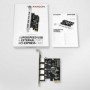 Axagon PCEU-430VL scheda di interfaccia e adattatore Interno USB 3.2 Gen 1 (3.1 Gen 1) (PCEU-430VL)
