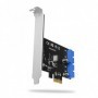 Axagon PCEU-034VL scheda di interfaccia e adattatore Interno USB 3.2 Gen 1 (3.1 Gen 1) (PCEU-034VL)
