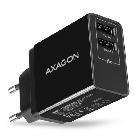 Axagon ACU-DS16 Caricabatterie per dispositivi mobili Nero Interno (ACU-DS16)